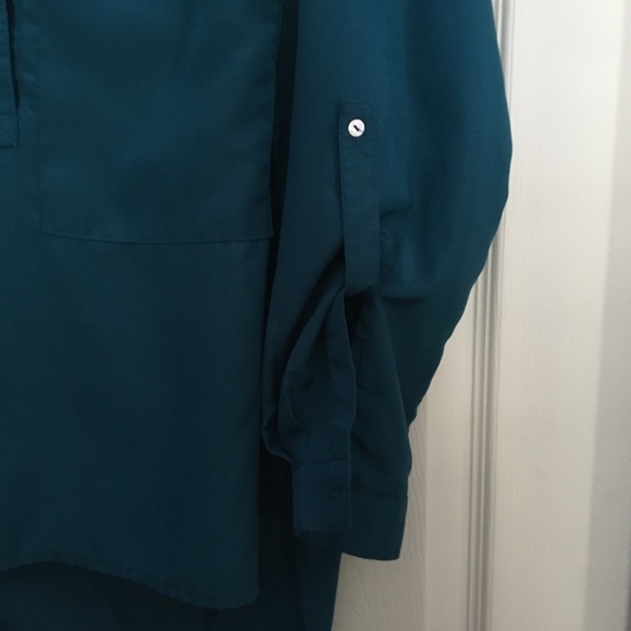 Oversized turquoise top - Picture 3 of 3